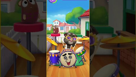 😂Tom Is Playing Drums #452 | My Talking Tom 2 | #shorts #funwithtom 🤣😂