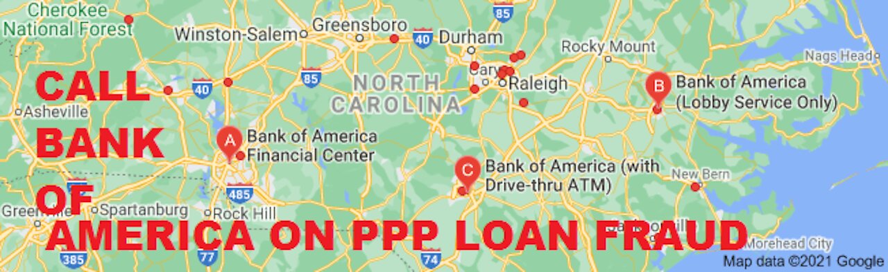Call Bank Of America For Ripping Off Small Businesses on PPP Loans