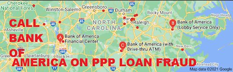 Call Bank Of America For Ripping Off Small Businesses on PPP Loans
