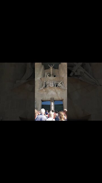 La Sagrada Familia - Nativity Facade Entrance #barcelona #shorts #lasagradafamilia