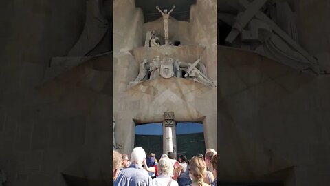 La Sagrada Familia - Nativity Facade Entrance #barcelona #shorts #lasagradafamilia