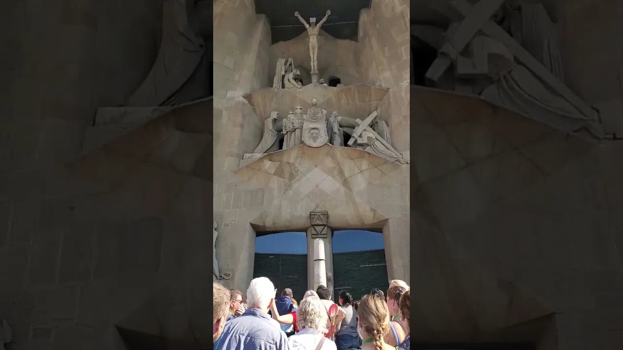 La Sagrada Familia - Nativity Facade Entrance #barcelona #shorts #lasagradafamilia