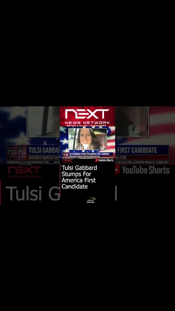 Tulsi Gabbard Stumps For America First Candidate #shorts