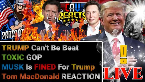 I AM BACK | Trumps DEBATE Decision | Disney Plus Dying? | Elon Musk Fined By Biden DOJ | Cav REACTS