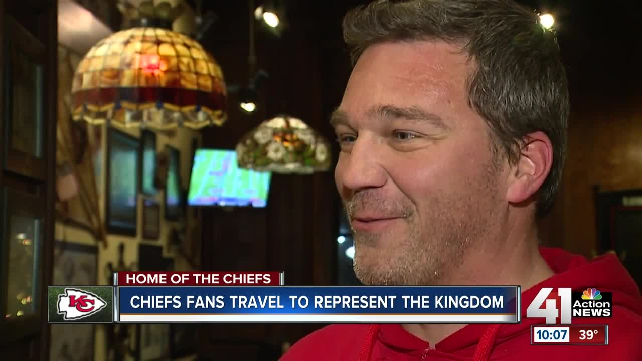 Chiefs fans travel to represent the kingdom