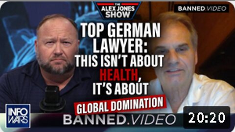 Top German Lawyer: This Isn't About Health, It's About Global Domination