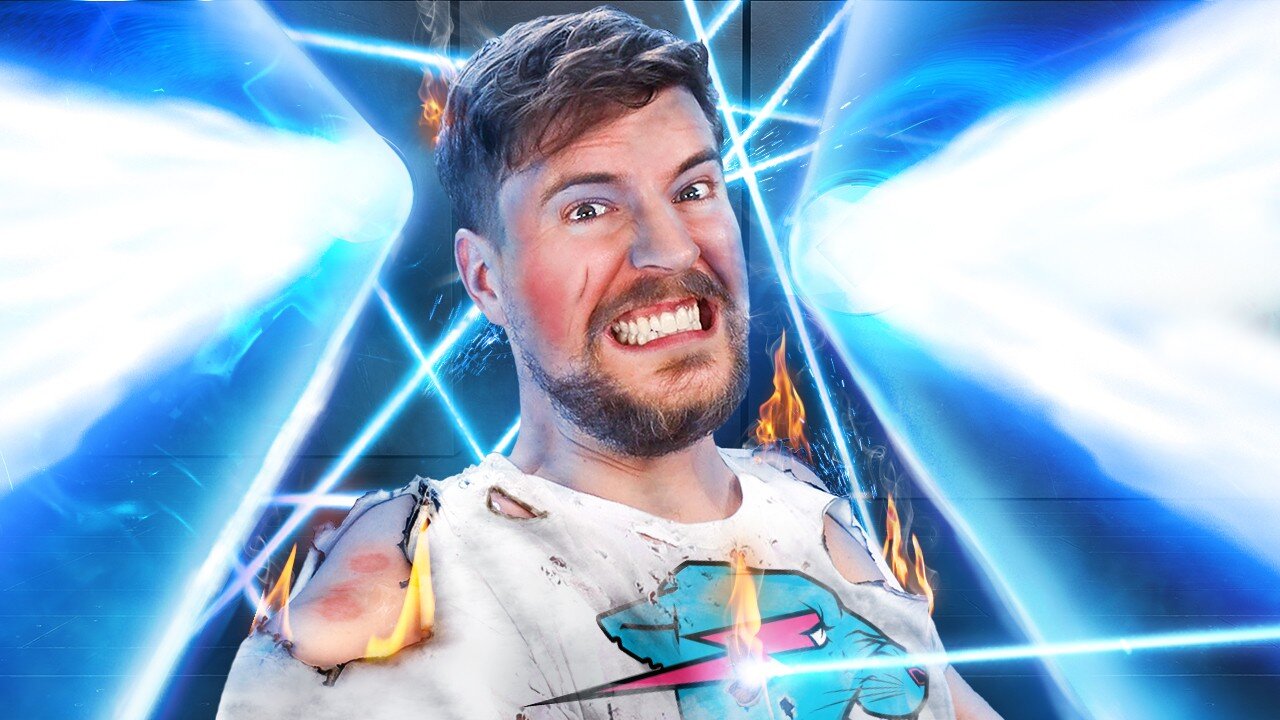 World’s Deadliest Laser Maze! - MR BEAST LIVE