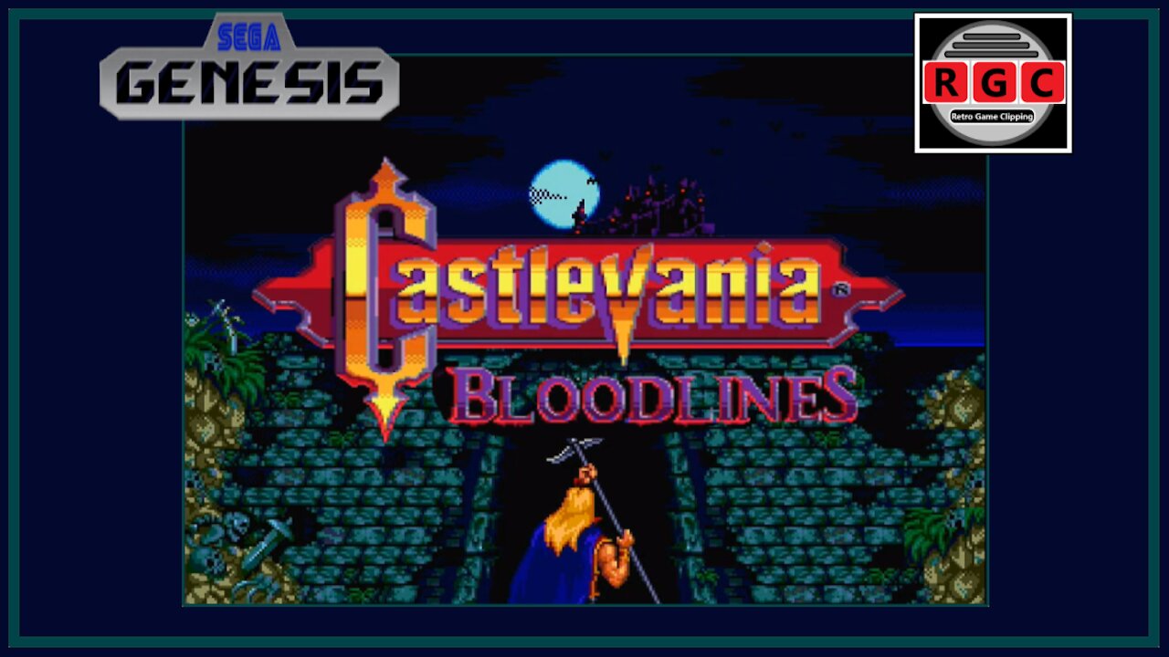 Start to Finish: 'Castlevania: Bloodlines' gameplay for Sega Genesis - Retro Game Clipping