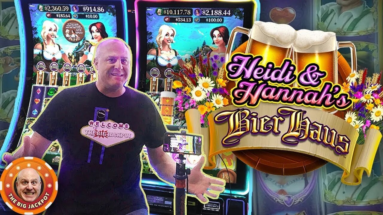 🍺 Double Heidi & Hannah Hits! 👧 Bier Haus JACKPOT WINS! | Raja Slots