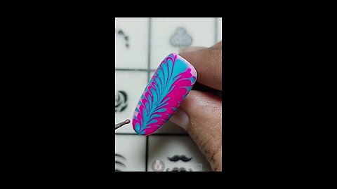 Drag Marble Nails Art #nails #nailart #easynailart #marblednails #nailartideas