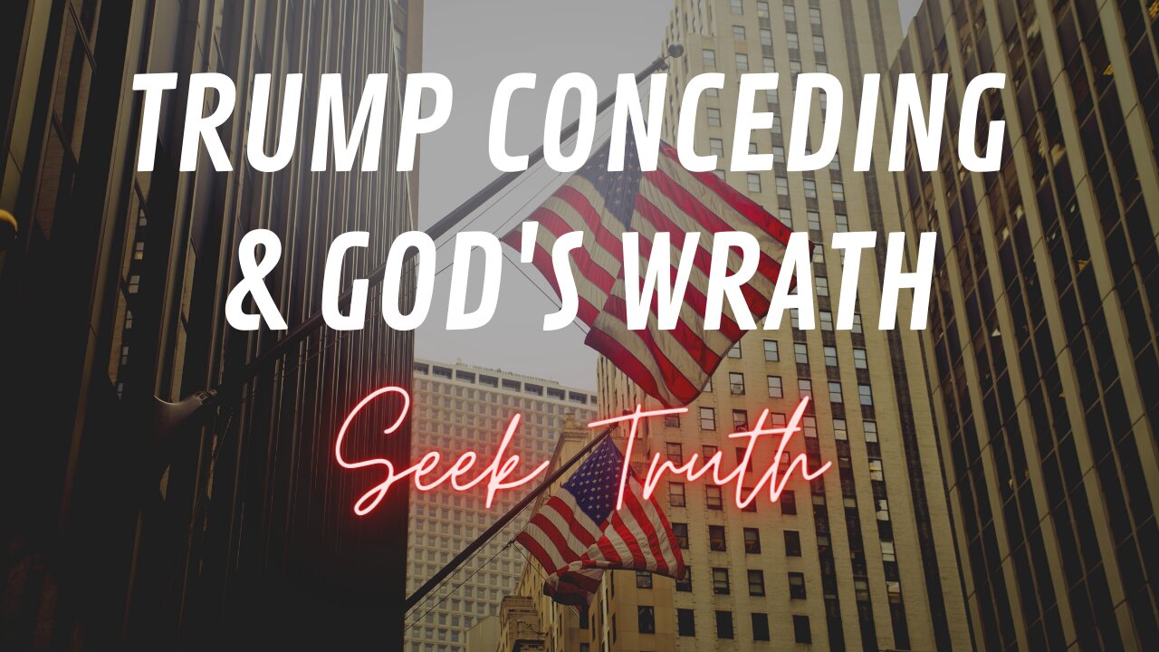 President Trump Is Conceding and God Is Not Coming To Save Us