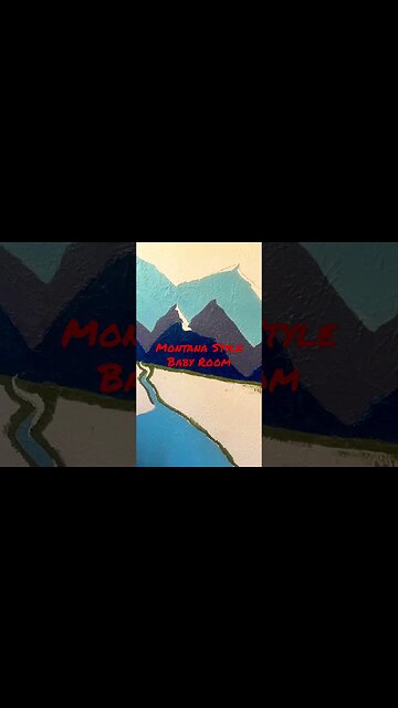 Montana Masculine Baby’s Room: Flathead Mural