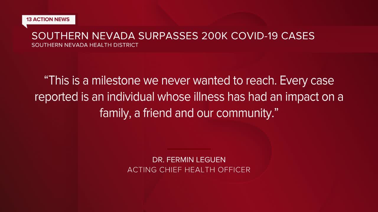 Clark County surpasses 200,000 COVID-19 cases