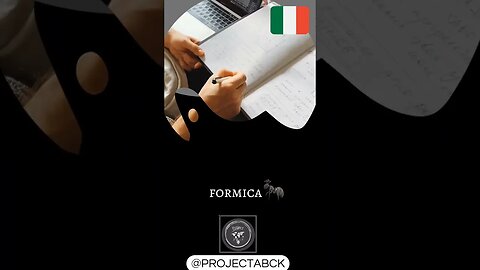 🇮🇹INSECTS IN ITALIAN/INSETTI IN ITALIANO