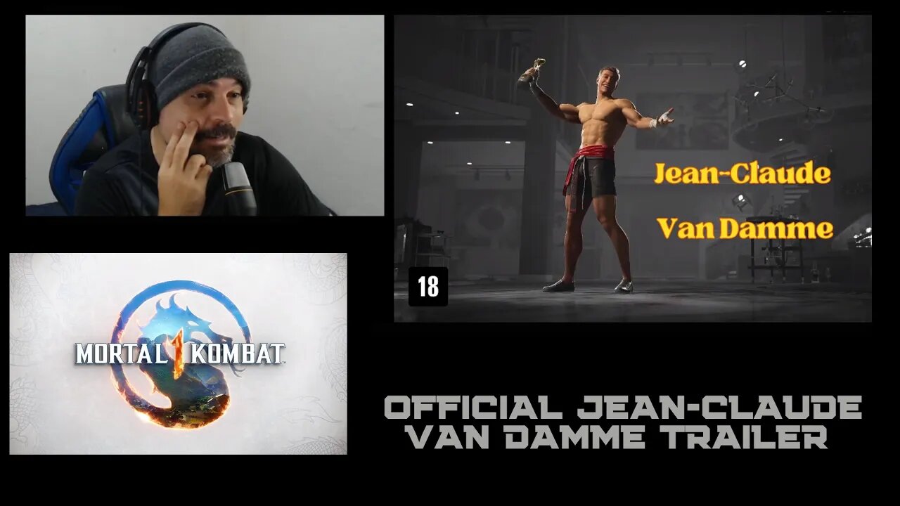 Mortal Kombat 1 - Official Jean-Claude Van Damme Trailer - Brazilian react