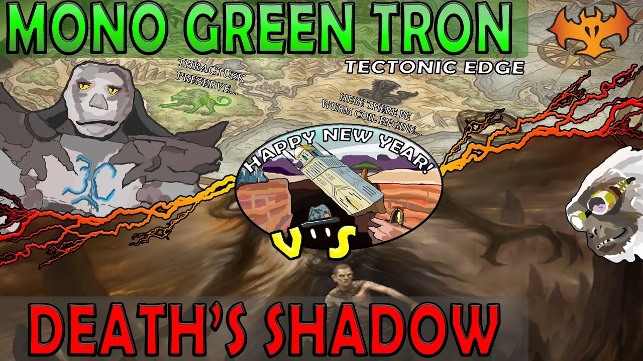 Mono Green Tron VS Death's Shadow｜Happy New Year!!! ｜Magic The Gathering Online Modern League Match