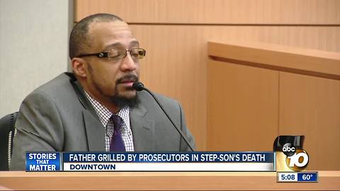 Father grilled by prosecutors in step-son's death