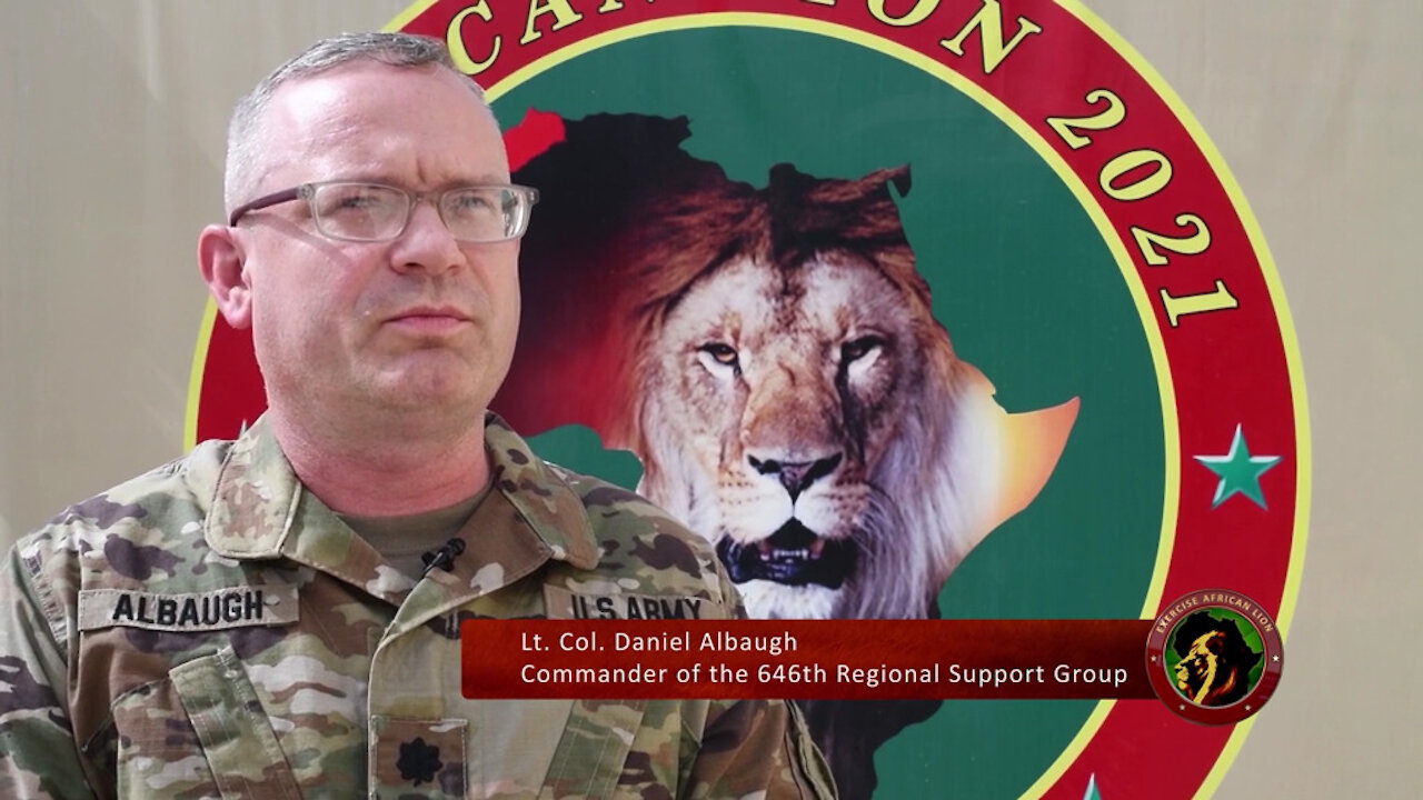 African Lion 2021- Lt. Col. Albaugh 646th Regional Support Group