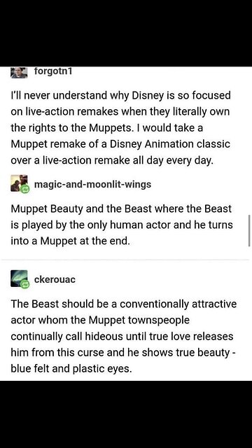 Muppet Beauty and the Beast #memes #silly #funny #muppets #disney #beautyandthebeast