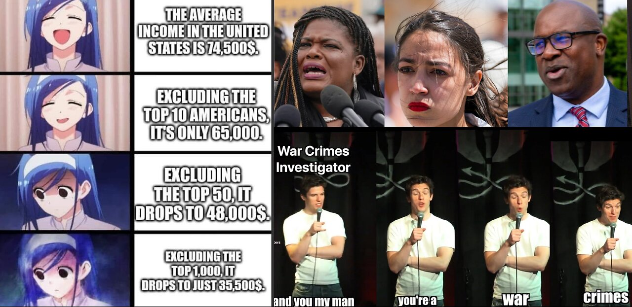 Comedian Interviews War Crimes Investigator, AOC & Squad Are Facing Challenges, CNN Triggered