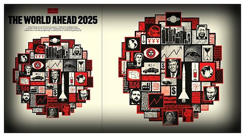 ANALISI DELLA COPERTINA DI THE ECONOMIST THE WORLD AHEAD 2025 uscita come tutti gli anni di ogni anno a novembre,quest'anno il 19 novembre 2024 con le 'previsioni' per il 2025