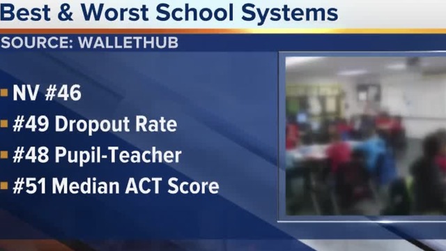 Study finds Nevada's schools among worst in country