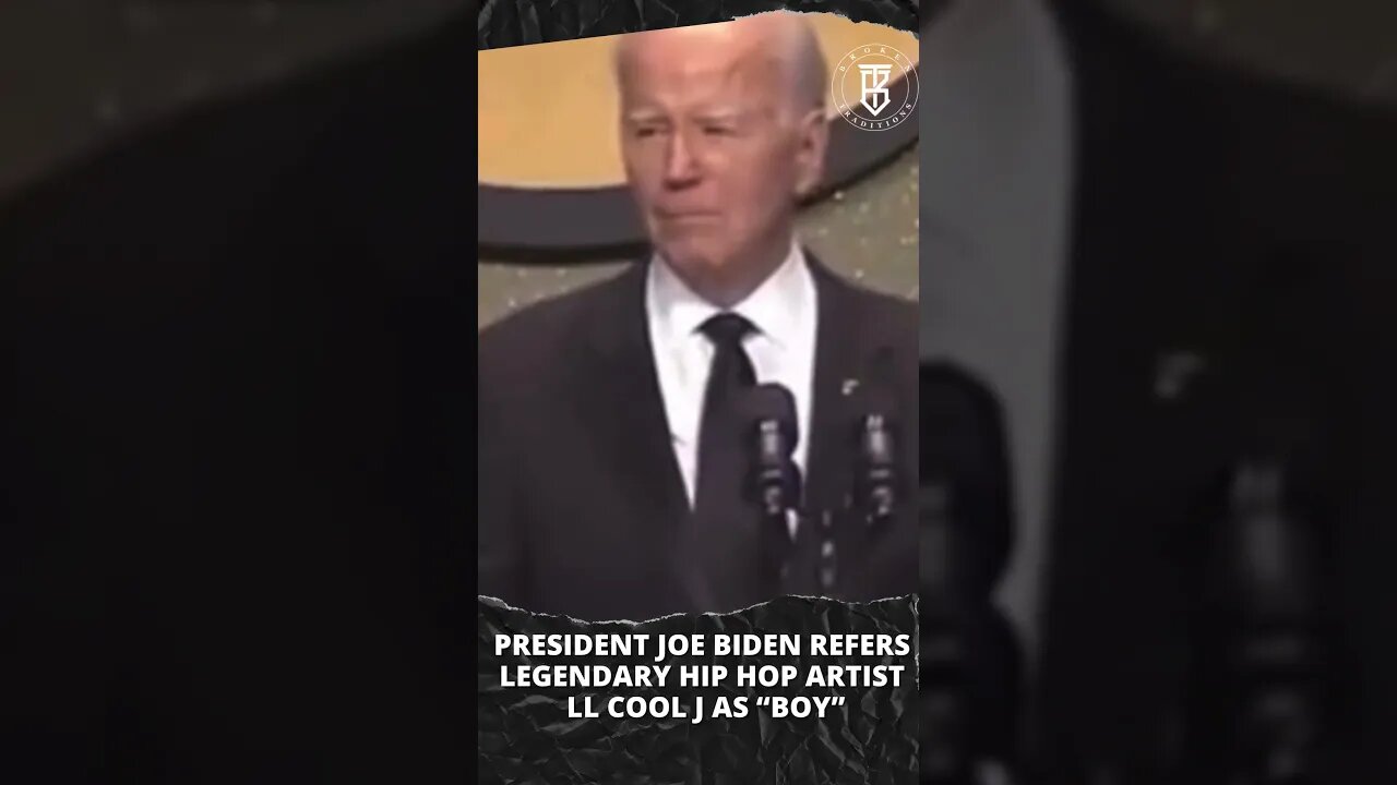 President Joe Biden calls LL Cool J “BOY” #shorts #joebiden subscribe to @Broken_Traditions