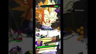 Dragon Ball Legends - Fury Awakens Gameplay (Super Saiyan 2 Vegeta Special Skill DBL10-03S)