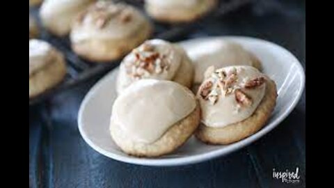 Frosted Apple Cookies