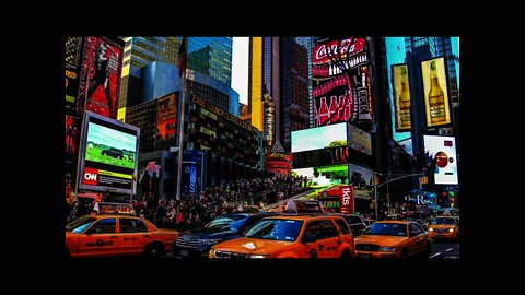 new York with music