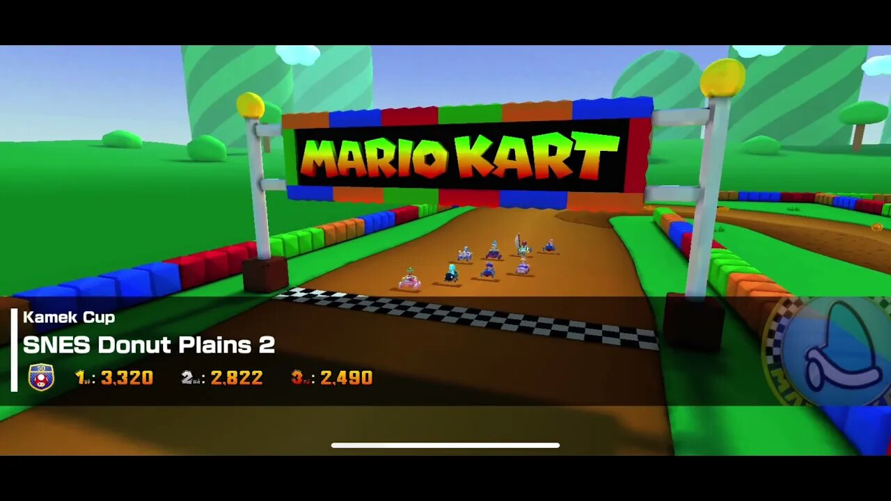 Mario Kart Tour - Donut Plains 2 Gameplay