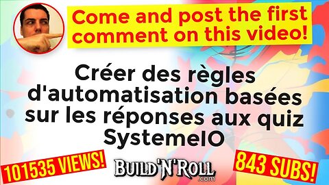 Créer des règles d'automatisation basées sur les réponses aux quiz SystemeIO