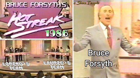 Bruce Forsyth's Hot Streak (1986) Loring's Team vs Laurie's Team | Full Episode | Game Show