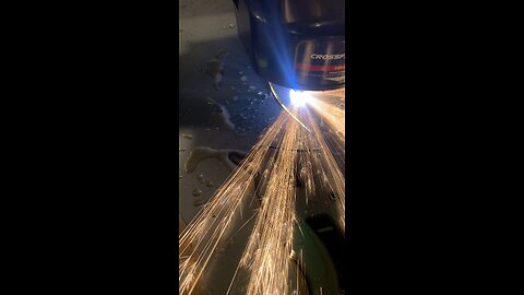 Cutting lineman sign on plasma table