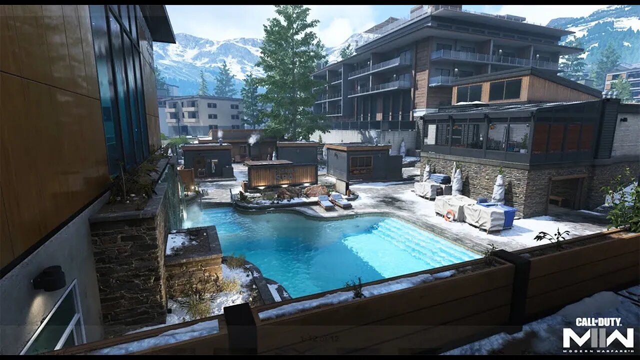 Call of Duty Modern Warfare 2 MP Map Himmelmatt Expo Gameplay