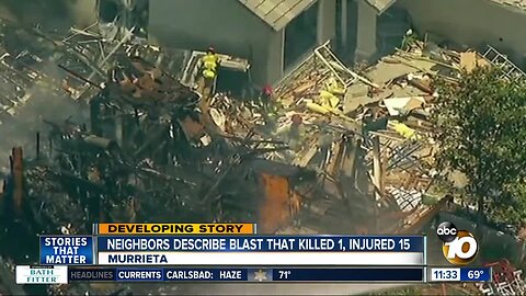 Investigation continues into Murrieta house explosion