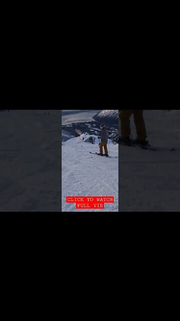 Flying Down Alyeska Resort Summit #snowboarding #alaska