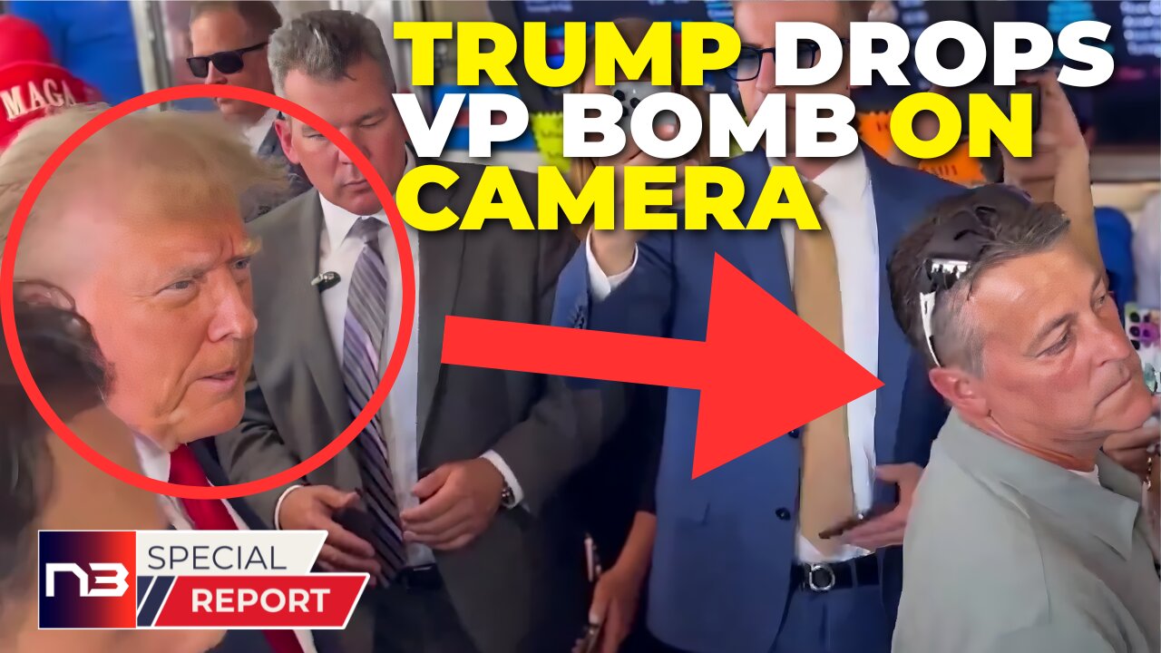 Trump Drops VP Bomb on Camera All Eyes on Debate for Big Reveal