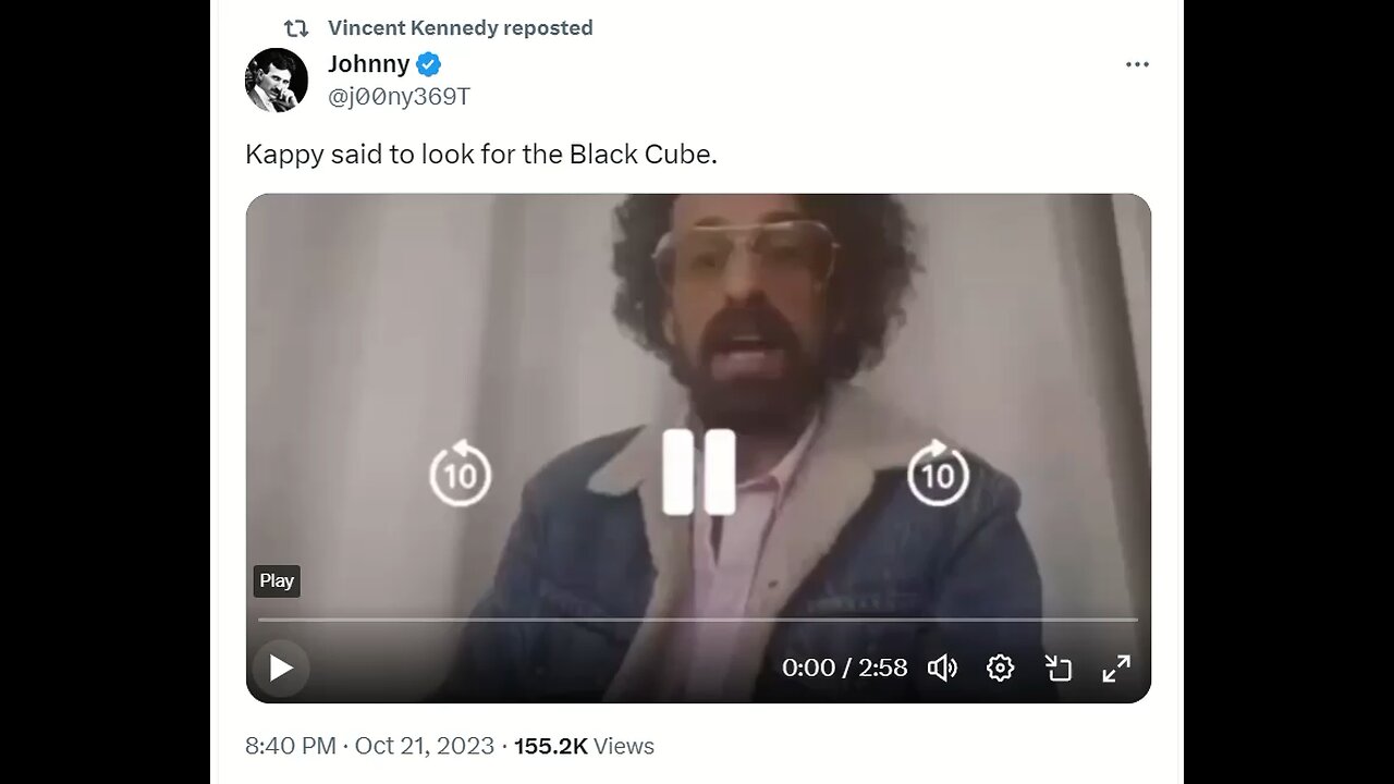 What is the ( black cube )