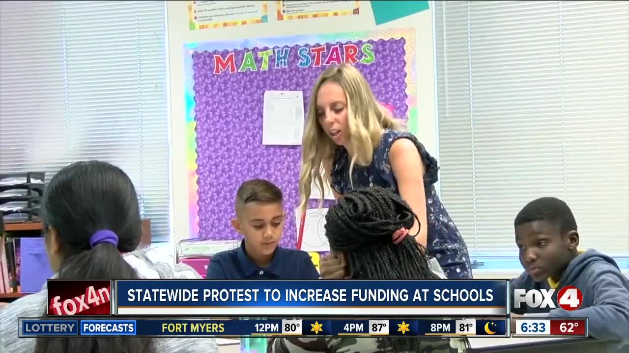 Statewide protest to increase public school funding