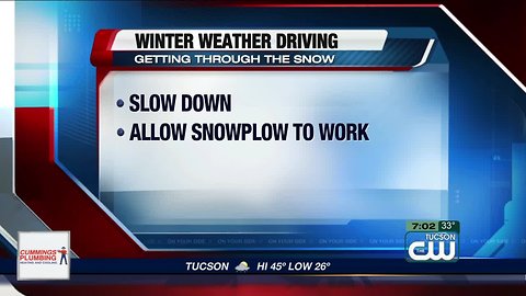 Storm drops snow on communities across southeastern Arizona