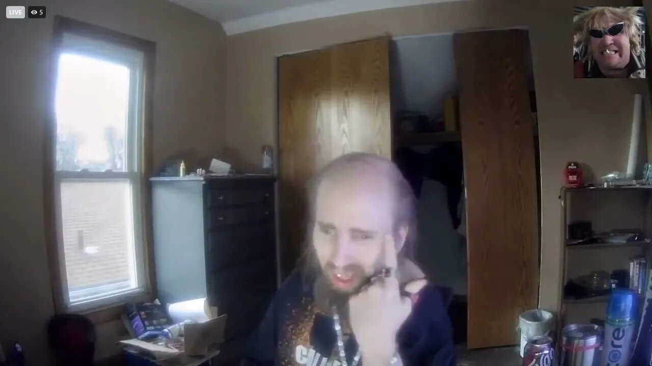 Cyraxx live on FB. "Coffee Chill". And a clip of Marty's Panel. Deleted. 2/3/2023