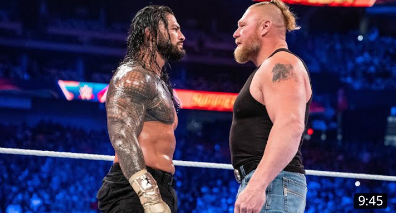 Roman Reigns vs Brock Lesnar Road to wwe