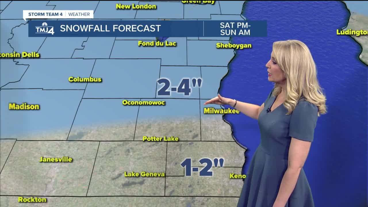 Chilly temperatures and snow in store for Saturday night