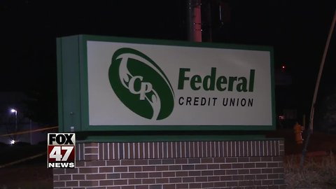 Man crashes into Mason Credit Union