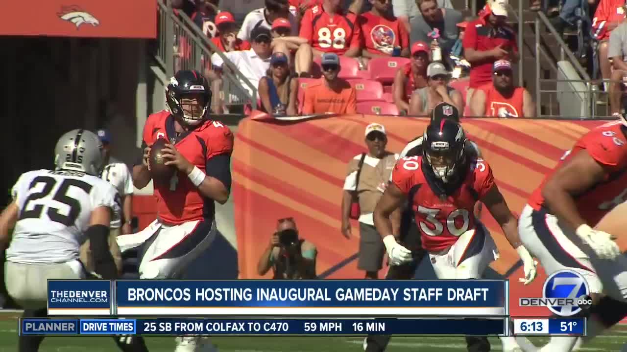 Broncos hiring gameday staff Saturday