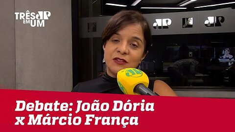 Vera Magalhães: "Os debates para o governo de SP formam um conjunto triste da política brasileira"