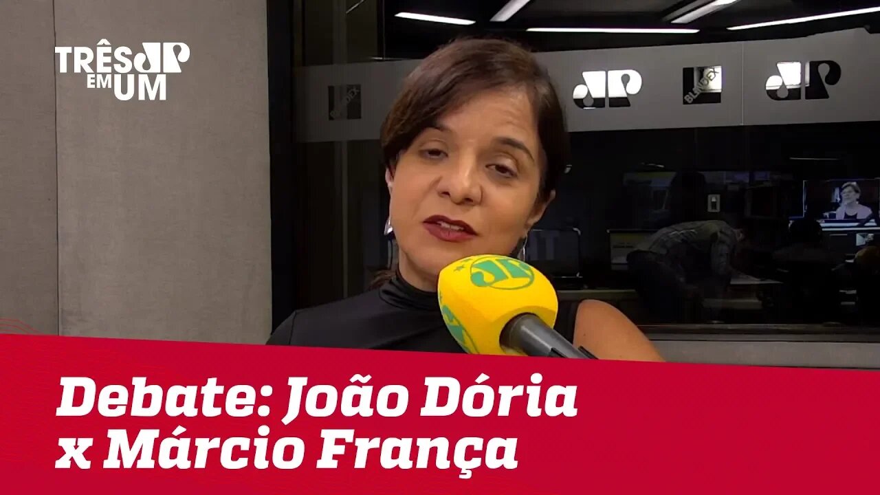 Vera Magalhães: "Os debates para o governo de SP formam um conjunto triste da política brasileira"