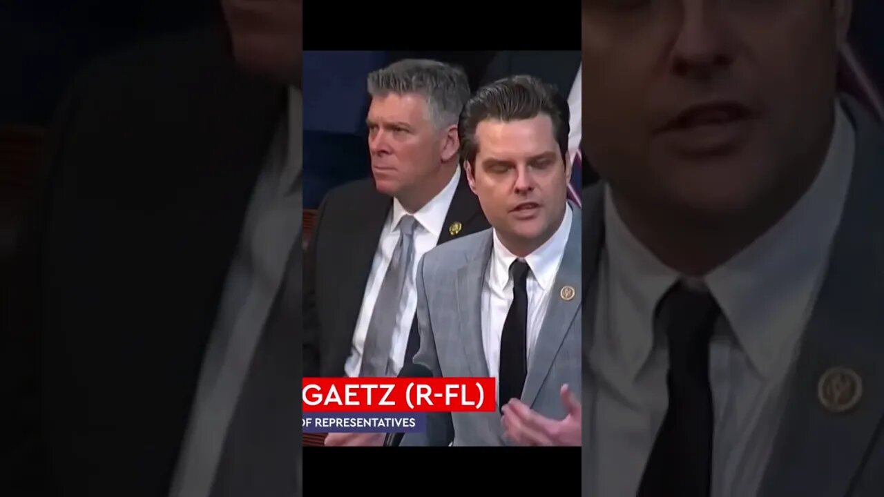 🇺🇸 Matt Gaetz destroza a Kevin McCarthy