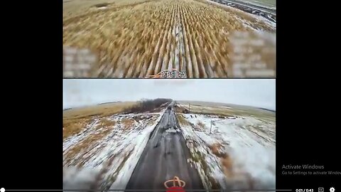 Russian drone crew is operating two fiber-optic FPV drones at the same time to hit an M1 Abrams